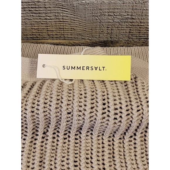 Summersalt Crochet Halter Beach Cover Dress Size XL Retail $145 - Picture 4 of 8